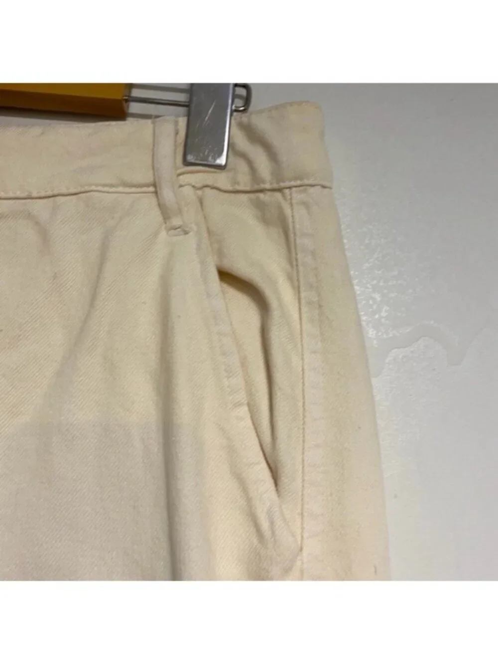 ZARA Wide Leg Cargo Pants – Cream – Women’s S (US 4–6 Approx.)